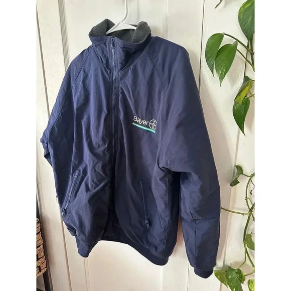 Birdie Jackets Men’s size Large Bauer dark blue coat - Picture 2 of 8